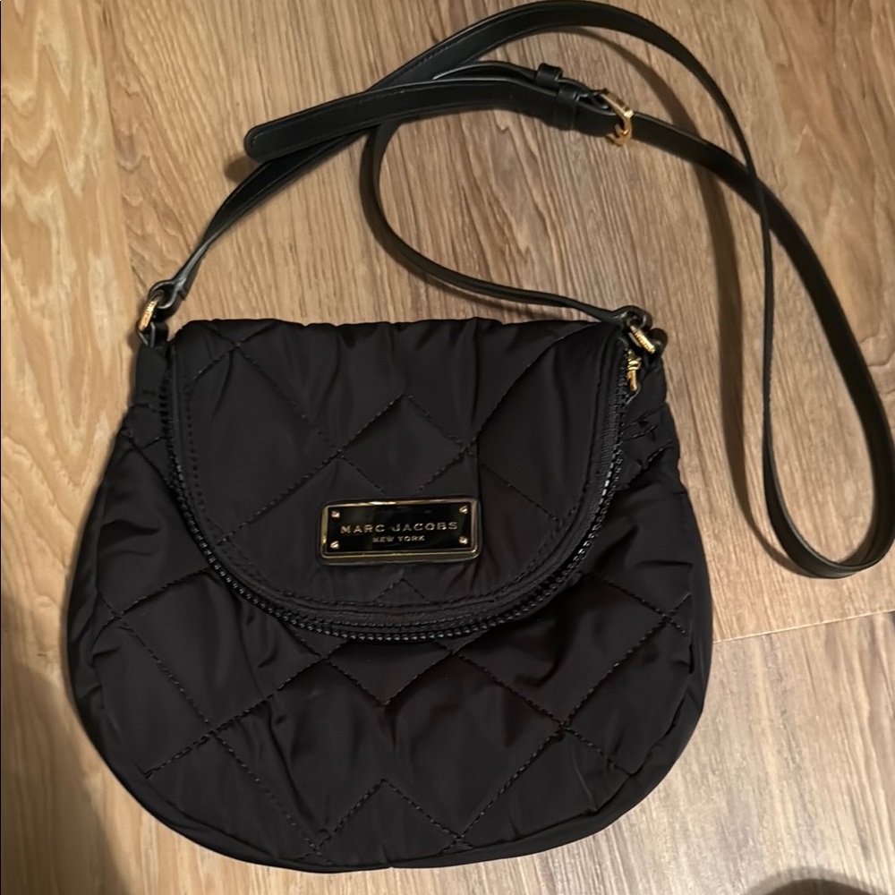 Marc Jacobs Black Quilted Crossbody Bag